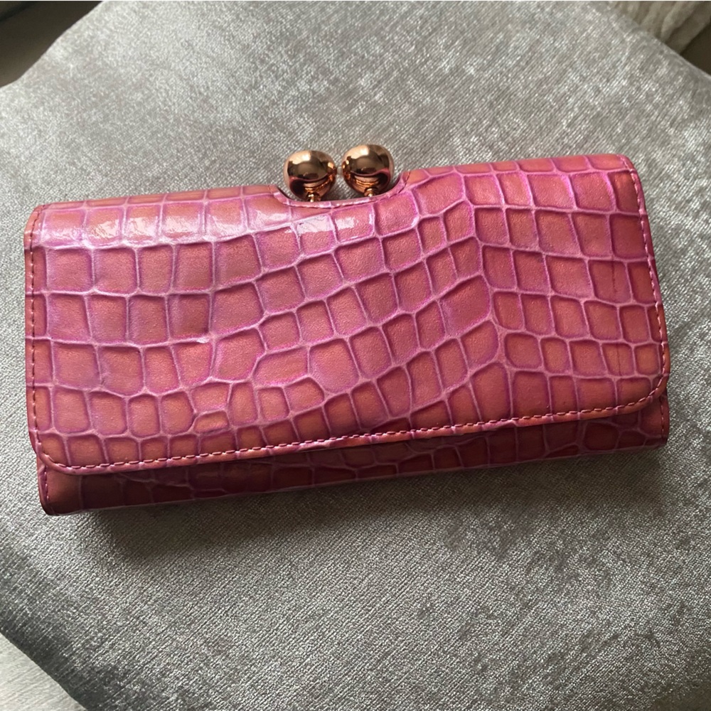 Ted Baker Embossed Leather Wallet